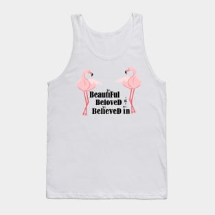 flamingo Couple Tank Top